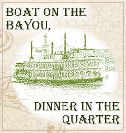 Boat on the Bayou, Dinner in the Quarter - A Student Charity Event