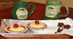 Delicious pies for Pie on the Pillow special at The Caldwell House Bed and Breakfast